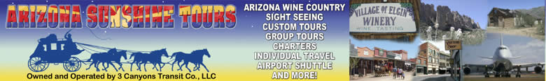 Arizona Sunshine Tours, Land of Legends Tours, 3 Canyons Transit Co. LLC image